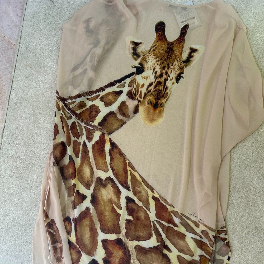 Ramona Larue Erte Giraffe Kaftan/Dress / Coverup (O/S)